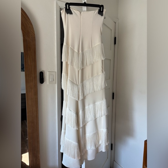 x REVOLVE Hera Fringe Maxi Dress in Ivory - Picture 6 of 9